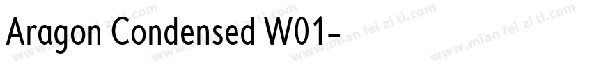 Aragon Condensed W01字体转换